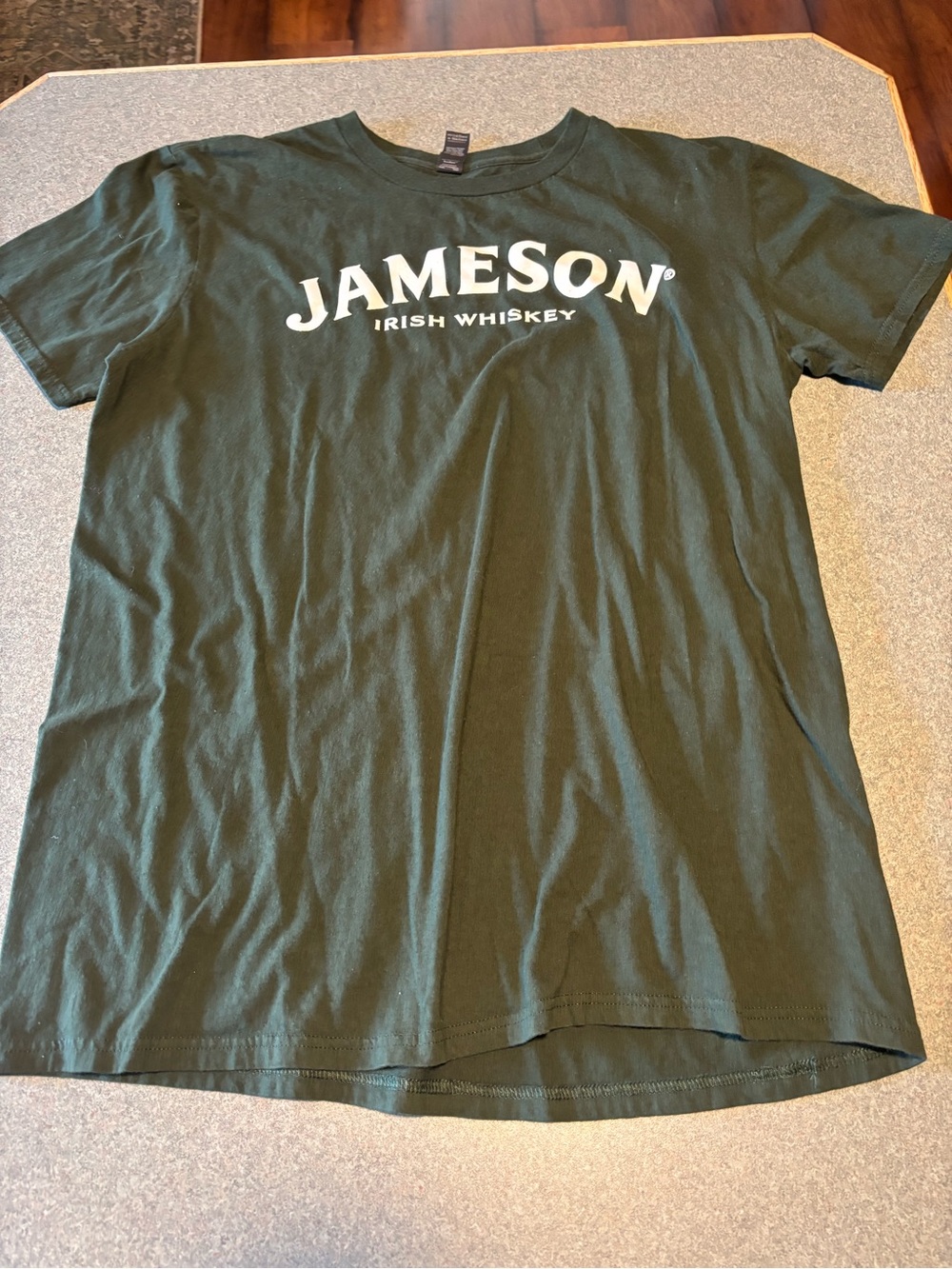 Anvil Dark Green Jameson Logo Short-Sleeve Tee